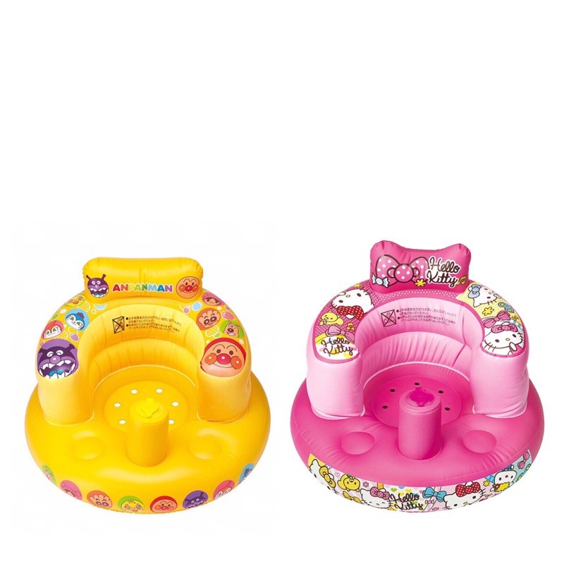 預購款～麵包超人 Hello Kitty 寶寶 嬰兒 兒童 學坐椅 充氣椅 充氣沙發 餐桌椅 嬰兒玩具
