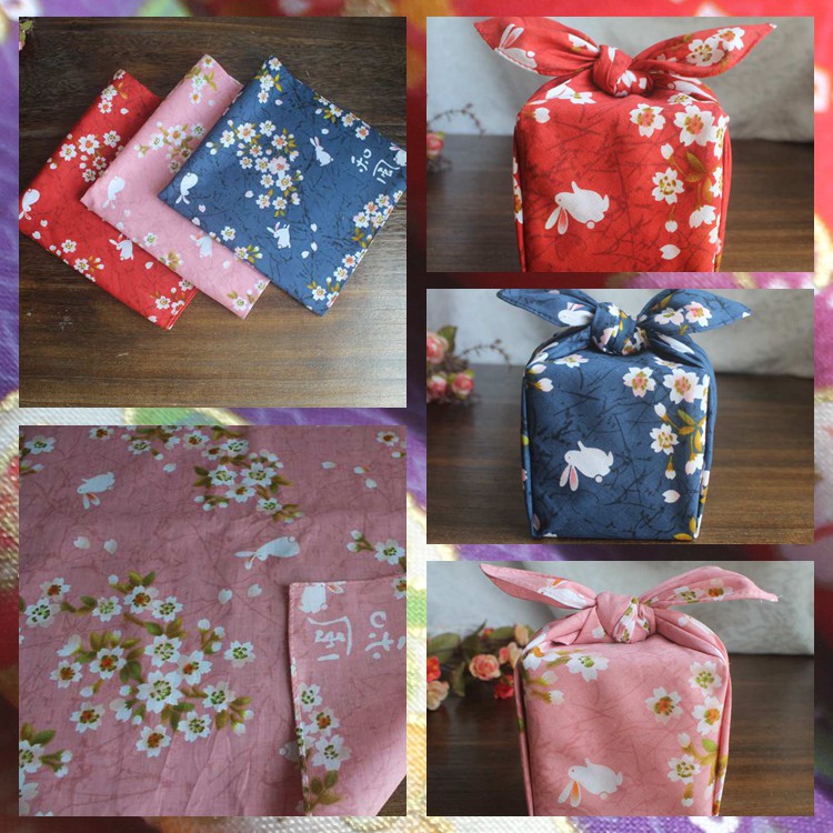 Gghh 3件起拍 日式和風手帕方巾風呂敷便當中秋節包裹布桌布餐墊包袱皮 蝦皮購物