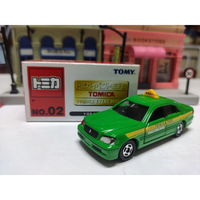Tomica 舊藍標 TEM 會場 金牌 一星 No.02 絕版 稀有 2 Toyota Crown Taxi 計程車
