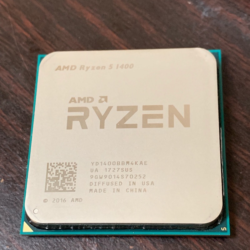 AMD Ryzen R5 1400 4c8t 二手 散裝無風扇