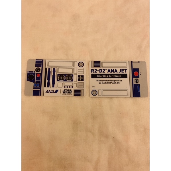 ANA航空R2-D2星際大戰聯名搭乘證明卡片（一張）