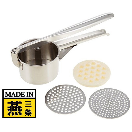 ＊King of Day＊【日本原裝進口】18-8不銹鋼擠泥器 壓泥器 馬鈴薯搗碎器