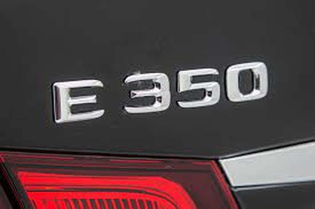 ~圓夢工廠~ 賓士 Benz E350 後車廂 鍍鉻字貼 同原廠尖型款式 高度23mm 2015年後樣式