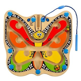 德國 educo 愛傑卡 hape 愛派 木製玩具 感統系列 蝴蝶迷宮