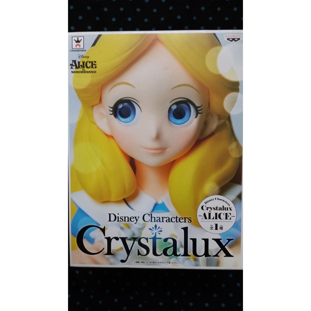 【迪士尼】 日版  Crystalux 愛麗絲 公主 Disney ALICE  公仔 模型