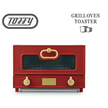 日本Toffy Oven Toaster 電烤箱-復古紅(全新品)