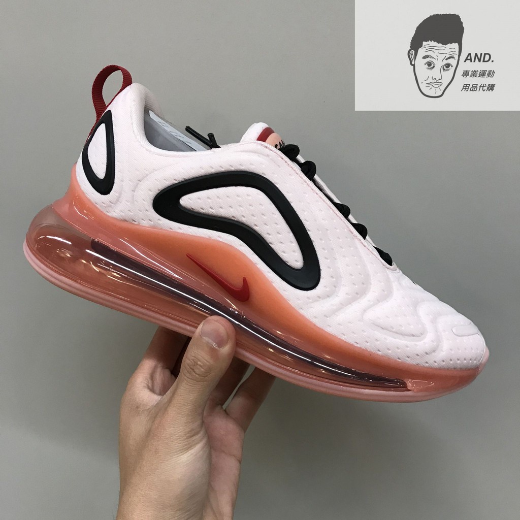 【AND.】NIKE AIR MAX 720 粉橘 運動 慢跑 透氣 大氣墊 復古 女鞋 AR9293-602