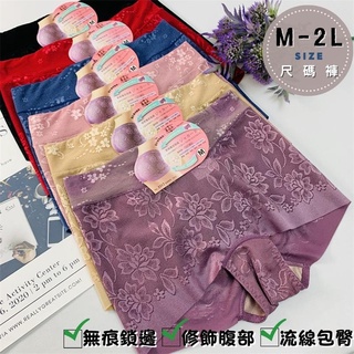 (精品內褲)👙-D&H 高腰 尺碼褲 機能平口褲 無痕褲 100%蠶絲褲底