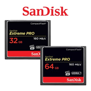 SanDisk 64G 32G EXTREME PRO CF 記憶卡 讀160M 寫150M COMPACTFLASH