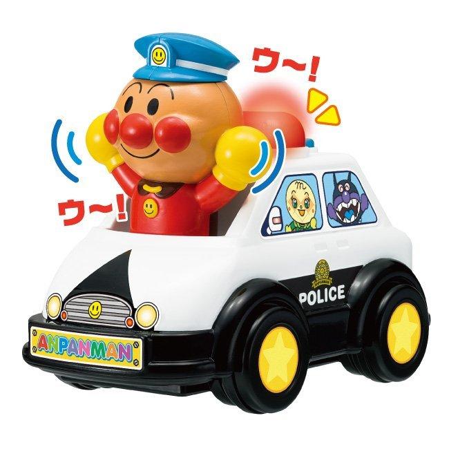 ♡松鼠日貨 ♡日本帶回 正版 麵包超人 Anpanman 警車 音樂 聲響 玩具