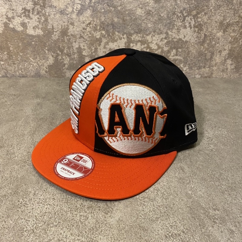 NEW ERA MLB SF Giant 9fifty 舊金山巨人隊可調式棒球帽/80年代風格