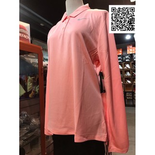 (現貨XL) NIKE GOLF 鮭魚粉 女子上衣 長袖衫 運動休閒 POLO衫 機能排汗 DRI-FIT 科技