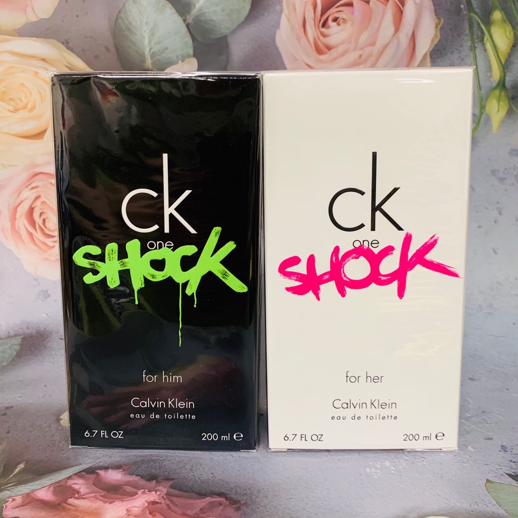 『WNP』CK CalvinKlein One Shock for him 男性 for her 女性淡香水 100ML