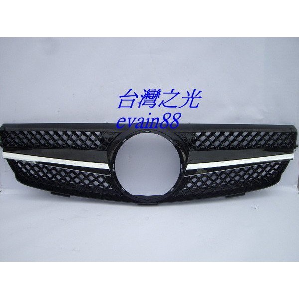 台灣之光 全新BENZ賓士 高品質 W209 CLK CL-TYPE無框跑車式大星黑色水箱罩