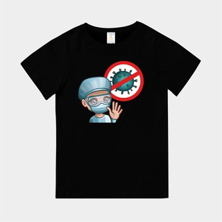 T365 臺灣製造 MIT CORONAVIRUS COVID-19 STOP 醫護 親子裝 T恤 T-shirt T