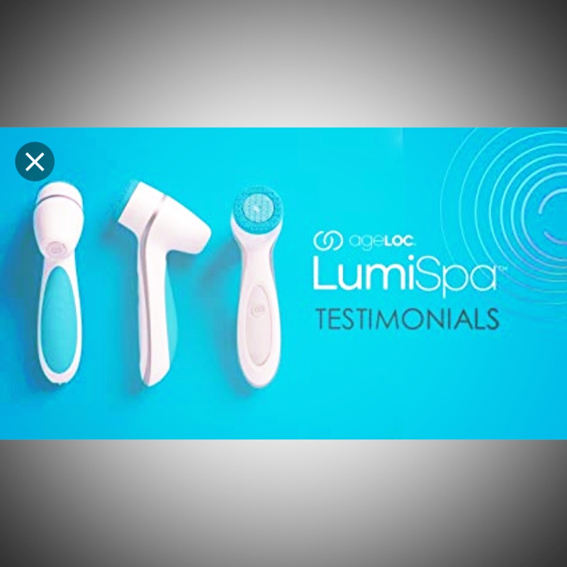 NU SKIN LUMI SPA洗臉機（多買的）主機+4平衡淨膚乳