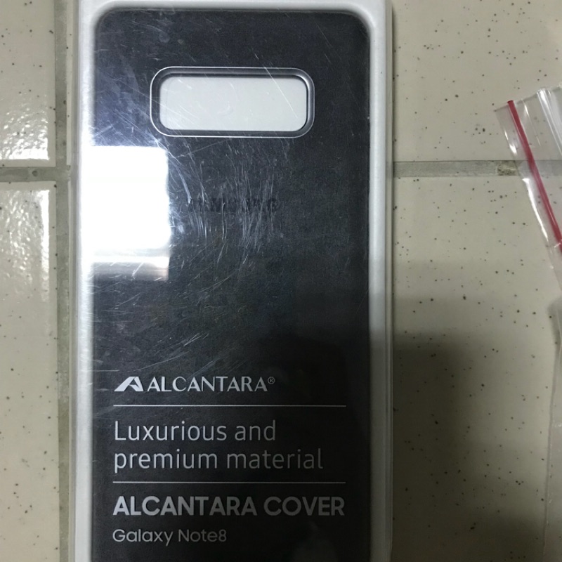 三星原廠SAMSUNG Galaxy Note8義大利麂皮背蓋（灰）