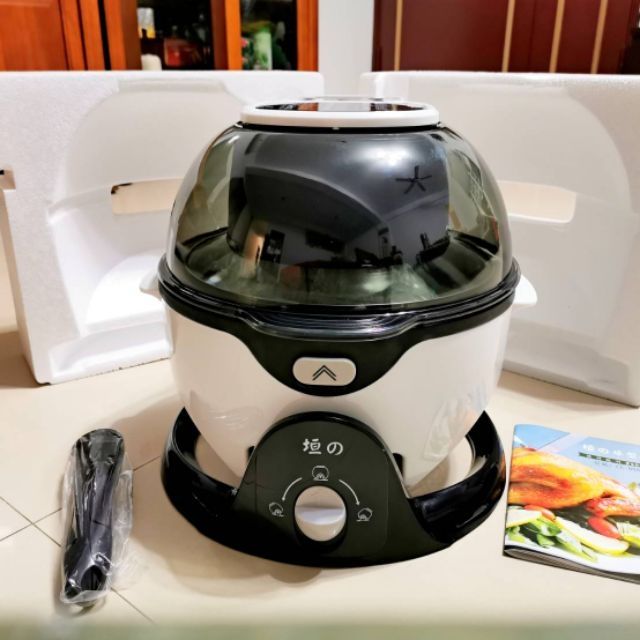 方便快速旋轉球型氣炸鍋