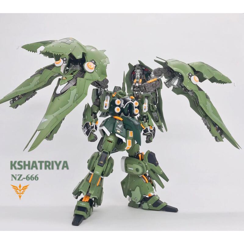MC 1/100 刹帝利 剎地利 MB NZ-666 KSHATRIYA 合金完成品 大青椒 鋼彈模型