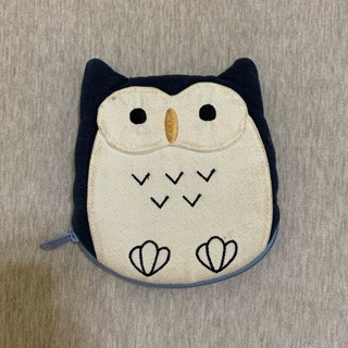 日本kiro貓 貓頭鷹造型零錢包(可議價)