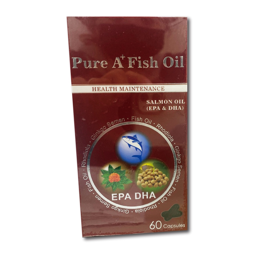 A+極品深海鮭魚油EPA、DHA-Pure A+Fish Oil (60粒)