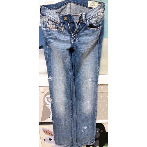 Diesel Jean義大利Diesel牛仔褲 Dozzy Blue 小直筒Fit W24