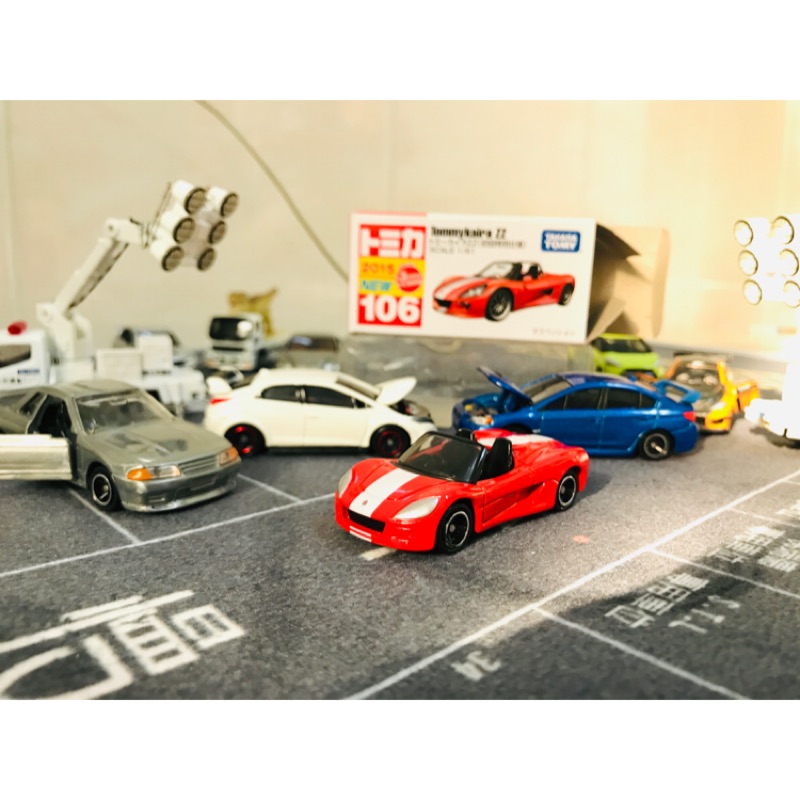 Tomica no:106 Tommykaira ZZ 紅色 新車貼 初回