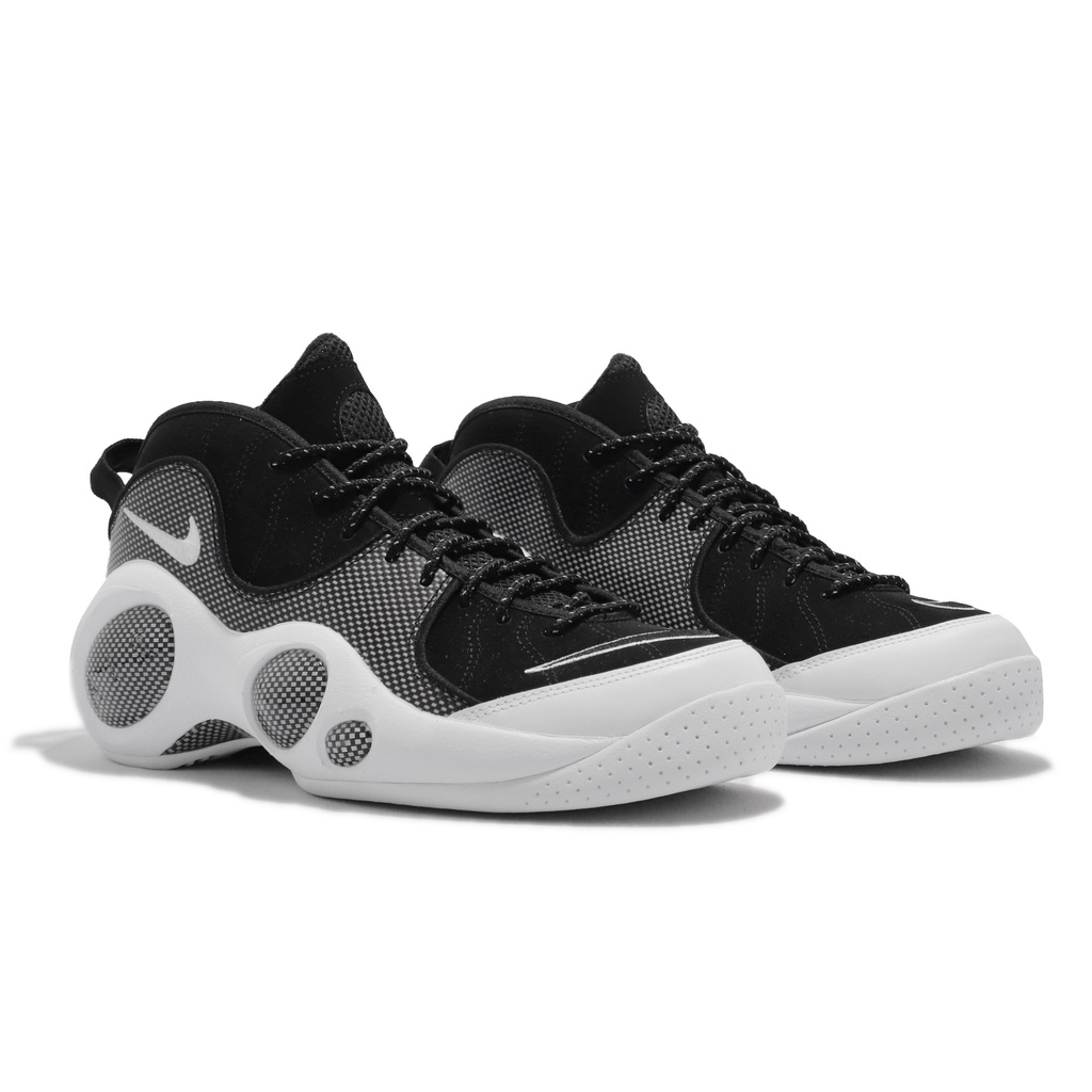 Nike Air Zoom Flight 95 OG 復古籃球鞋車輪鞋黑白男鞋【ACS】 DM0523