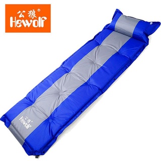 米梵戶外用品 公狼戶外防潮野餐墊自動充氣墊單人超輕加寬加厚5CM帳篷睡墊雙人