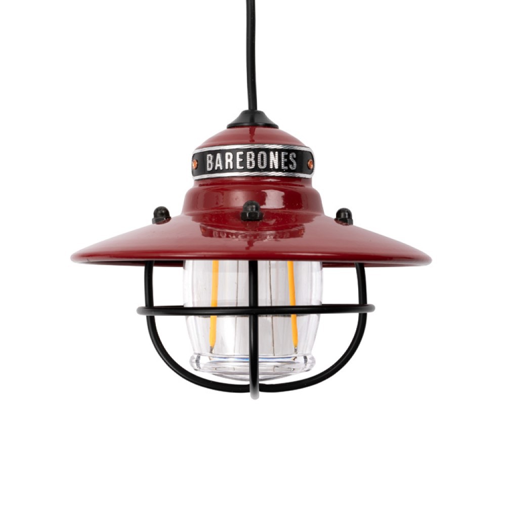 [阿爾卑斯戶外] Barebones Edison Pendant Light 垂吊營燈 紅色 LIV-266