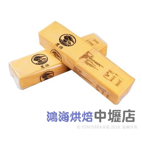 【鴻海烘焙材料】安佳Ancho Cheese 安佳 鷹雄起士切片112片1公斤裝包 /條 切達起司起司蛋糕 (低溫宅配）