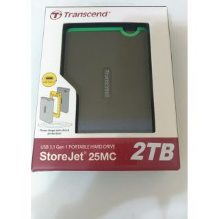 外接式硬碟 創見 StoreJet 25MC 2TB (USB Type-C 橢圓接頭)