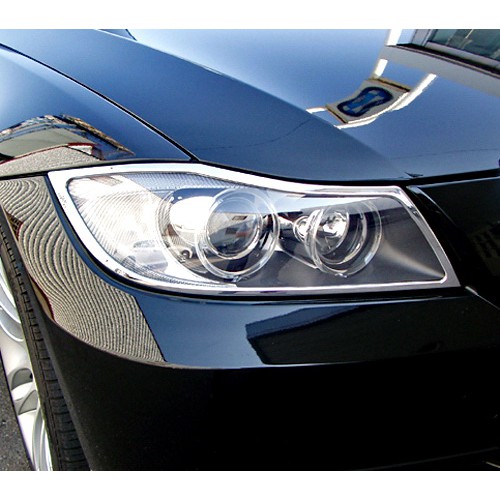 IDFR-ODE 汽車精品 BMW 3系列 3 E90 05-08 鍍鉻大燈框