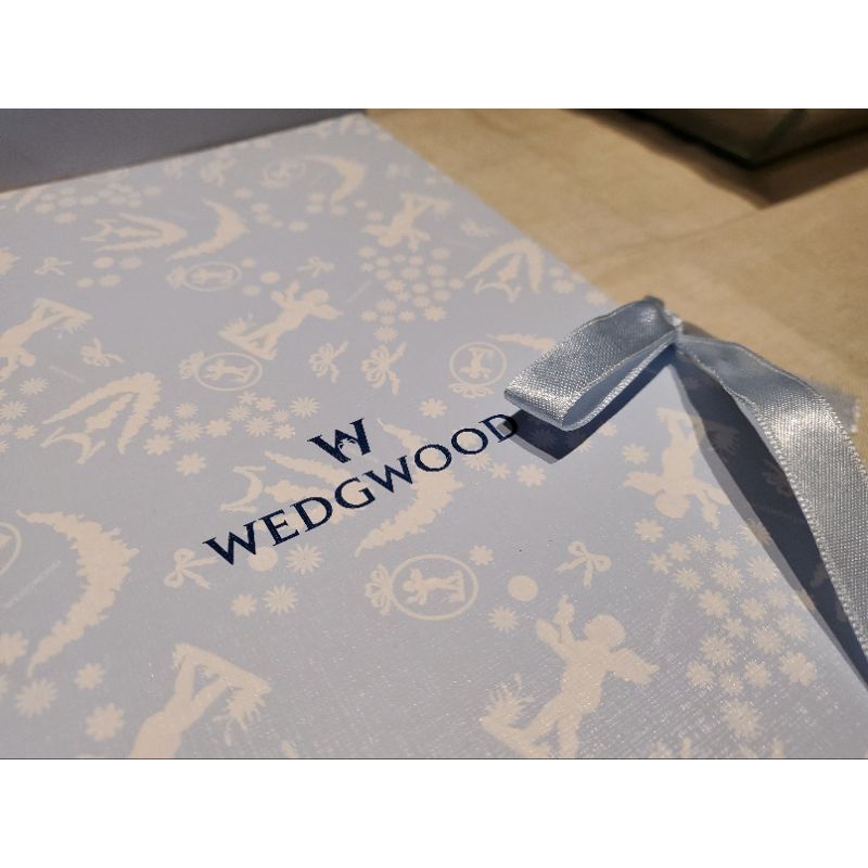 全新英國Wedgwood 不鏽鋼刀叉匙套組附禮盒紙袋