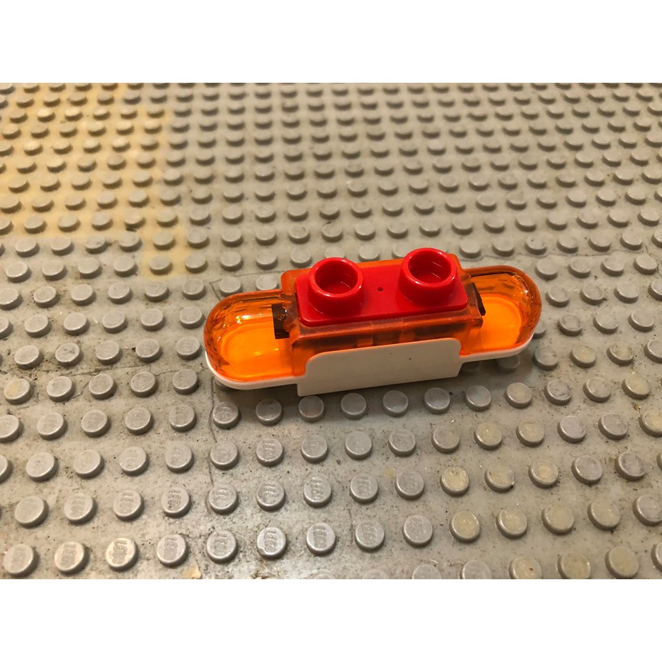 ((( 有聲光 ))) 【點點小豆】LEGO 樂高積木 得寶 duplo 工程車 橘色 聲光 鳴笛 一個 如圖！