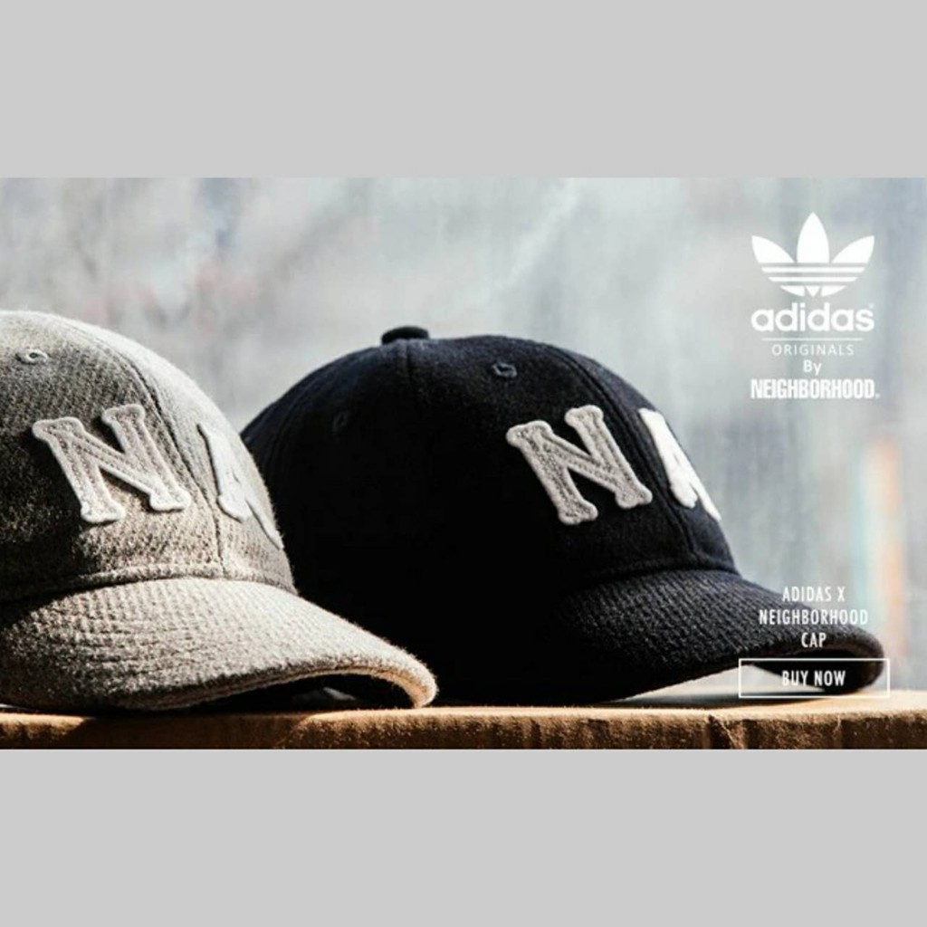 全新正品adidas x NEIGHBORHOOD NA 復古棒球帽 鴨舌帽