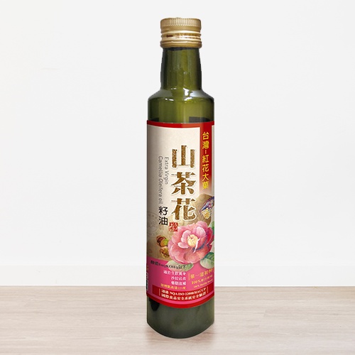 【金椿茶油工坊】台灣大菓-茶花籽油250ml