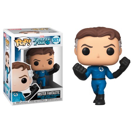 {克拉克玩具}FUNKO POP Marvel Fantastic 4 驚奇四超人 石頭人 霹靂火 隱形女 驚奇先生