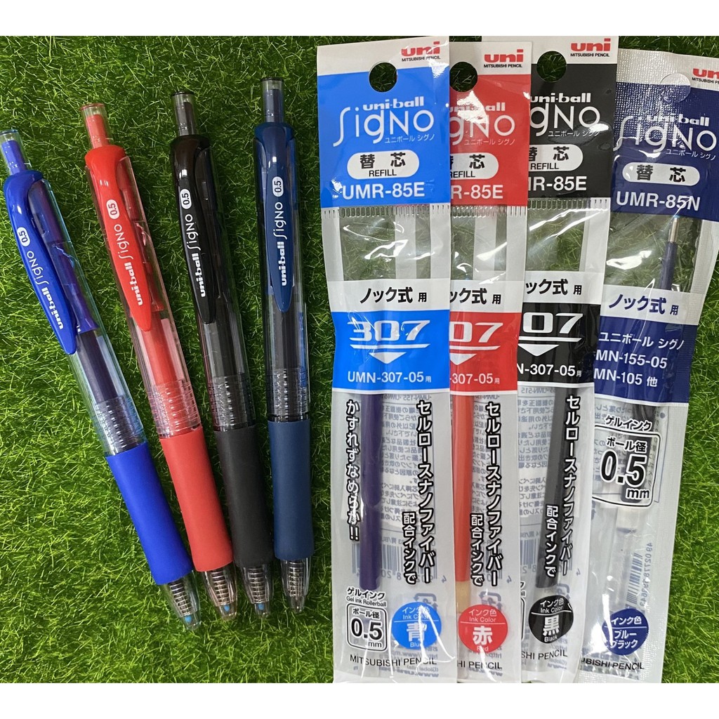 uni-ball 0.5mm按鍵鋼珠筆 UMN-152/補充替芯UMR-85/藍.紅.黑.深藍