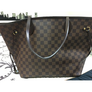 （售出）🎉Lv neverfull 經典格紋購物包（中款）