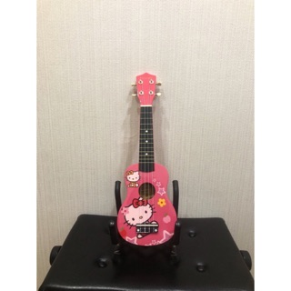 三一樂器 Hello Kitty 21吋 初學者 烏克麗麗 桃紅色