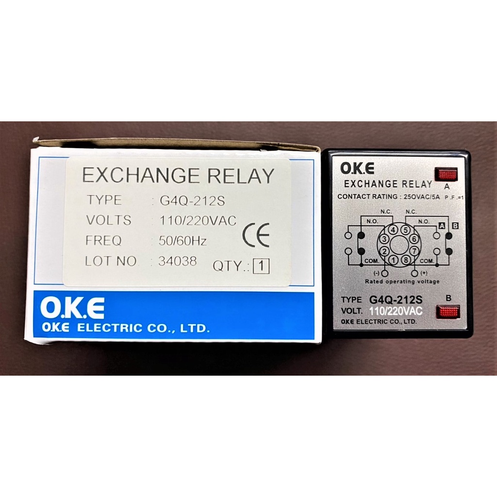 【公司貨 保固一年 附發票】OKE交替電驛 交替Relay Exchange Relay G4Q-212S
