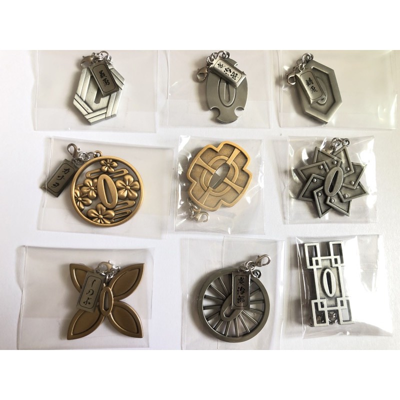 現貨實拍 鬼滅之刃空運刀鍔金屬吊飾日版煉獄杏壽郎義勇炭治郎無一郎蜜璃 蝦皮購物