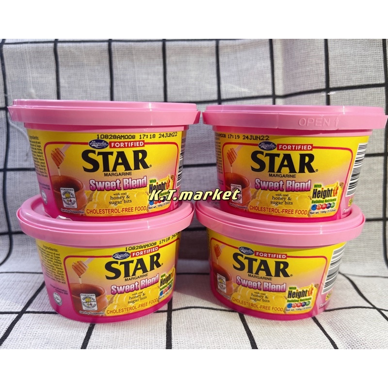 STAR margarine sweet Blend honey &amp;sugar蜂蜜乳瑪琳100克