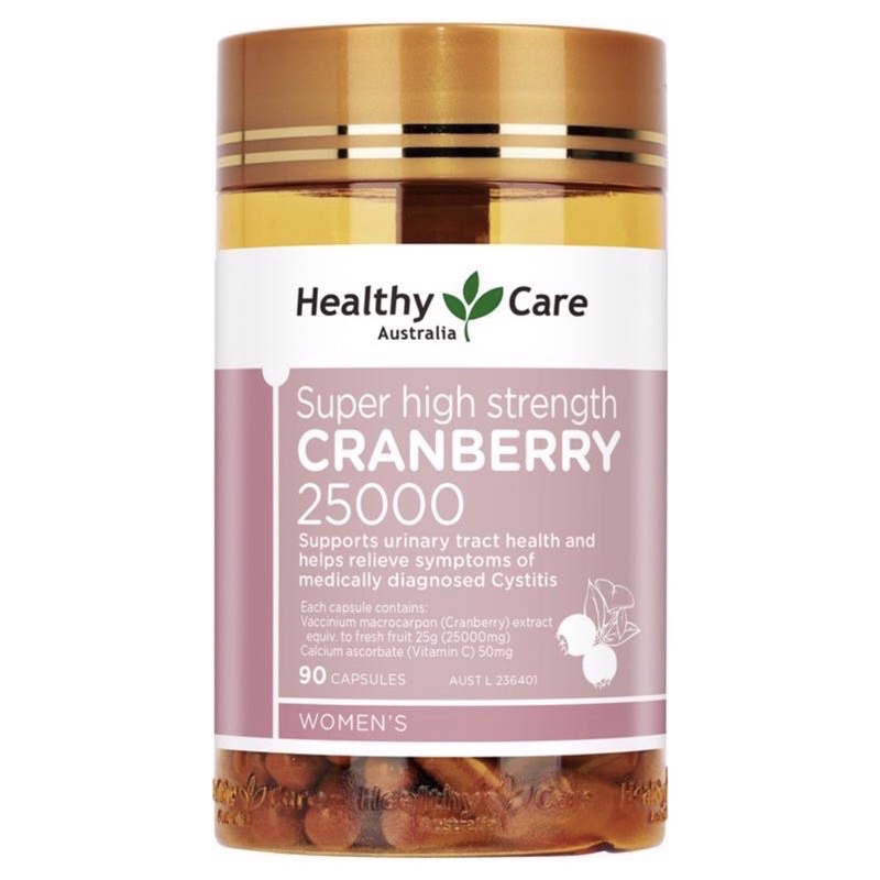 澳洲 Healthy Care Super Cranberry 高濃度蔓越莓膠囊 90入