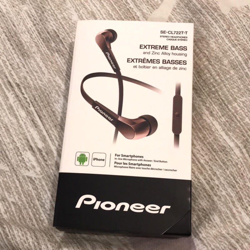 Pioneer 耳機 全新 日本購入SE-CL722T-T