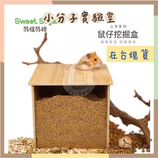 ◆小分子◆ 【現貨】蘇維蘇格 SweetSugar 挖掘箱 挖掘盒 造景 沙盆 砂盆 倉鼠