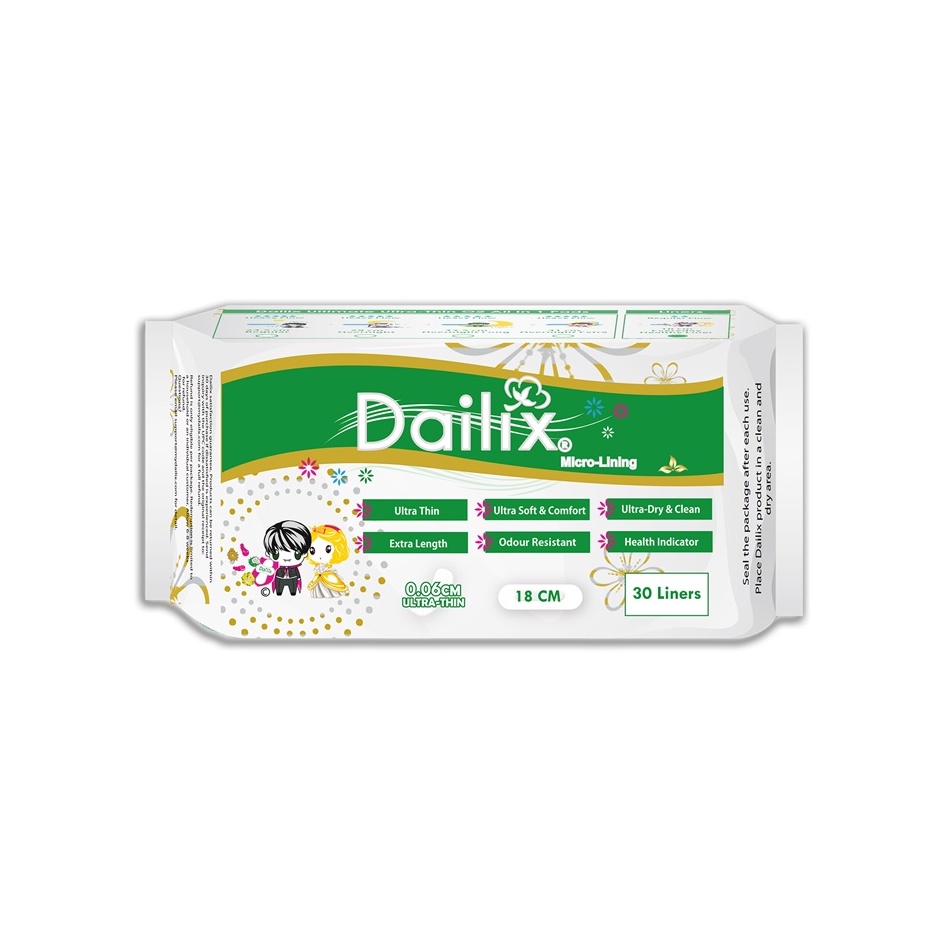 【Dailix】每日健康檢查乾爽透氣護墊18cm(30片/包)