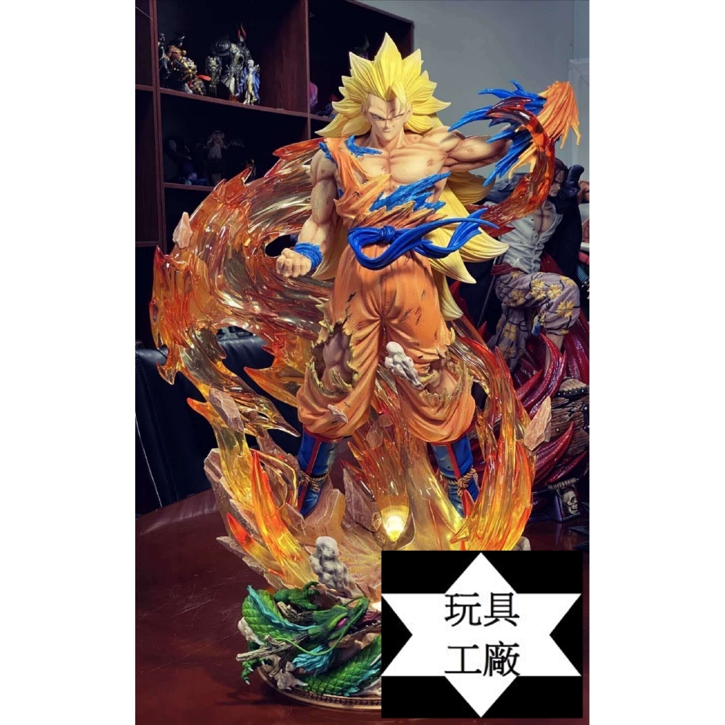 玩具預購last Sleep Ls 龍珠超三悟空三頭雕限量手辦雕像gk代購 蝦皮購物
