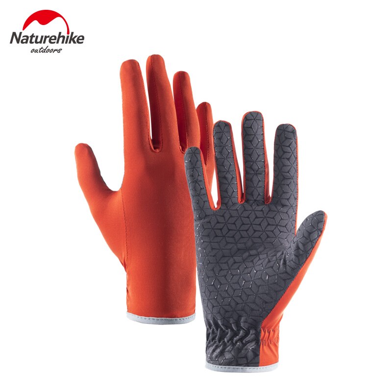 Naturehike戶外防滑運動手套男女手套超輕薄透氣手套徒步跑步矽膠手套